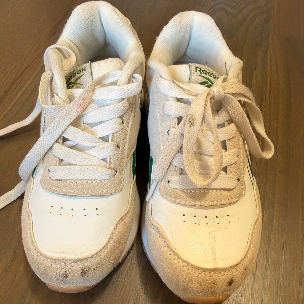 Reebok Kids Cream and Tan Sneakers